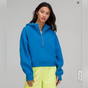 Lululemon Scuba Oversized Half-Zip Hoodie Poolside Size XL/XXL